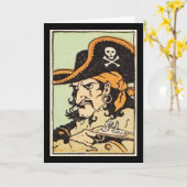 Vintag Pirate Karte (Gelbe Blume)