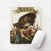 Vintag Pirate Life 1921 Abbildung Mousepad (Mit Mouse)