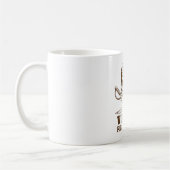 Vintag Pirate Skull Kaffeetasse (Links)