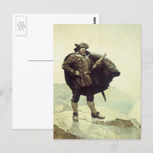 Vintag Piraten, Captain Bill Bones von NC Wyeth Postkarte