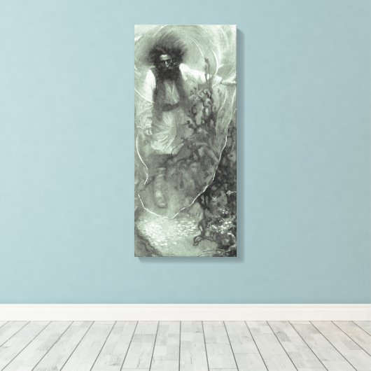 Vintag Piraten, Captain Goldsack von Howard Pyle Leinwanddruck (Insitu (Holzboden))