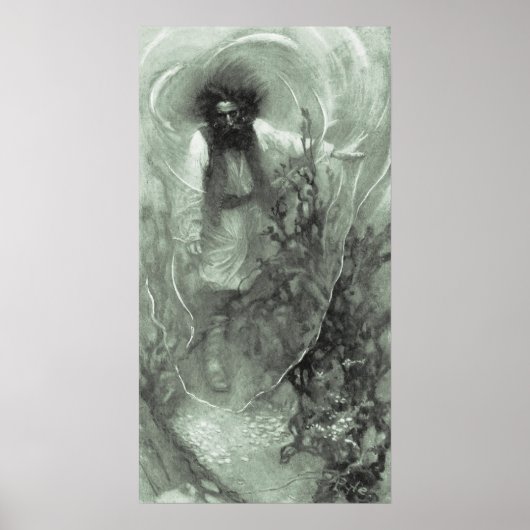 Vintag Piraten, Captain Goldsack von Howard Pyle Poster (Vorne)