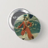 Vintag Piraten, Captain Keitt von Howard Pyle Button (Vorne & Hinten)