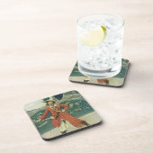 Vintag Piraten, Captain Keitt von Howard Pyle Getränkeuntersetzer (Rechte Seite)