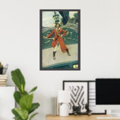 Vintag Piraten, Captain Keitt von Howard Pyle Poster (Heimbüro)