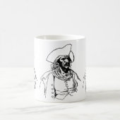 Vintag Piraten, eine Skizze von Howard Pyle Kaffeetasse (Mittel)