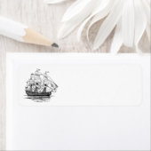 Vintag Pirates Galleon, Sketch eines 74-Gun-Schiff (Insitu)