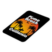 Vintag Pismo Beach California Magnet (Linke Seite)