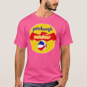 Vintag Pittsburgh Condors ABA Basketball 1971 T-Shirt