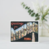 Vintag Pittsburgh Pennsylvania Postkarte (Stehend Vorderseite)