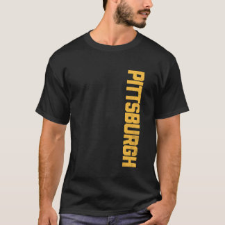 Vintag Pittsburgh Zuhause City Prix Varsity Steel T-Shirt