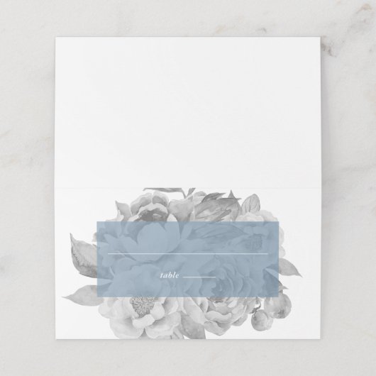 Vintag Platzkarte (Außenseite Aufgefaltet)