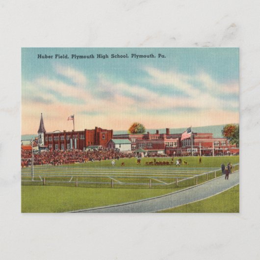 Vintag Plymouth Pennsylvania Postkarte (Vorderseite)