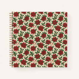 Vintag Poinsettia Holiday Notizblock