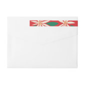 Vintag Poinsettias Weihnachten (Rückseite)