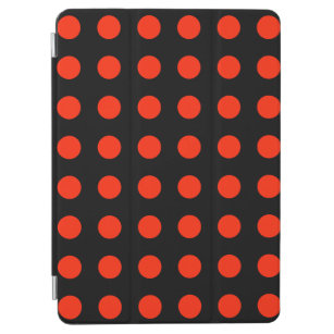 Vintag Polka Dots Black Red Color Retro Classic iPad Air Hülle