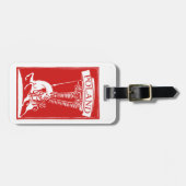 Vintag Polnisch Winged Hussar Gepäckanhänger (Vorderseite horizontal)