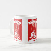Vintag Polnisch Winged Hussar Kaffeetasse (Vorderseite Links)