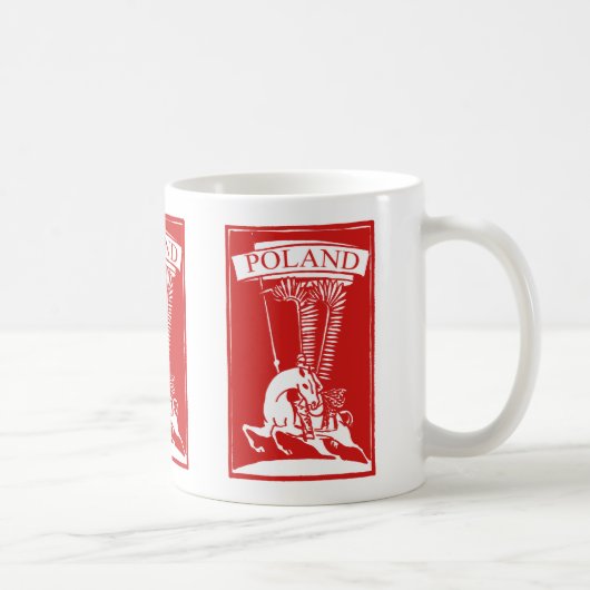 Vintag Polnisch Winged Hussar Kaffeetasse (Rechts)