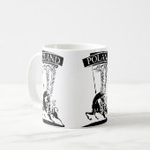 Vintag Polnisch Winged Hussar Kaffeetasse (Vorderseite Links)