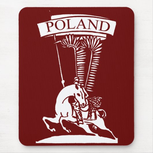 Vintag Polnisch Winged Hussar Mousepad (Vorne)