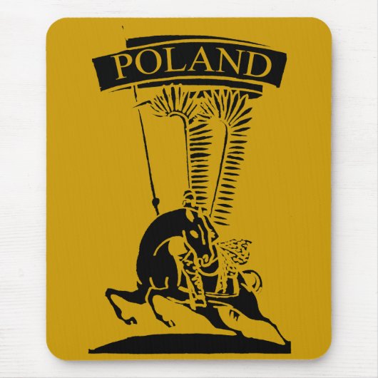 Vintag Polnisch Winged Hussar Mousepad (Vorne)