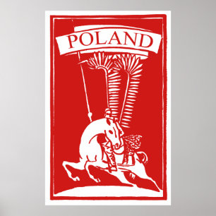 Vintag Polnisch Winged Hussar Poster