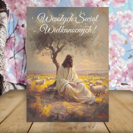 Vintag Polnischer Ostern Wesolego Alleluja Einladung