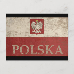 Vintag Polska Postkarte