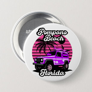Vintag Pompano Beach Florida Button