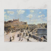 Vintag Pont Neuf Paris Frankreich Postkarte (Vorderseite)