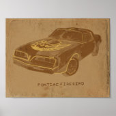 Vintag Pontiac Poster (Vorne)