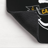 Vintag Pontoon Captain Funny Pontoon Boat Mousepad (Ecke)