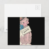 Vintag Poodle Daughter Postkarte (Vorne/Hinten)