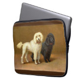 Vintag Poodles Electronics Bag Laptopschutzhülle (Vorderseite Links)