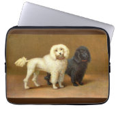 Vintag Poodles Electronics Bag Laptopschutzhülle (Vorderseite)