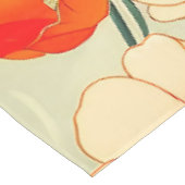 Vintag Poppy Blossom Tischdecke (Schrägansicht)