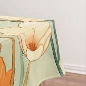 Vintag Poppy Blossom Tischdecke (Beispiel)