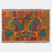 Vintag Poppy Decke (Vorderseite)