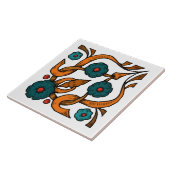 Vintag Poppy Fliese (Seite)