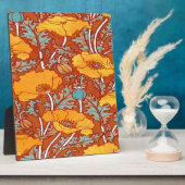 Vintag Poppy Fotoplatte (Seite)