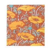 Vintag Poppy Notizblock (Vorderseite)