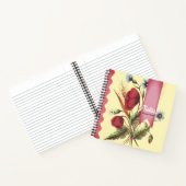 Vintag Poppy Pink Notizbuch (Innenseite)