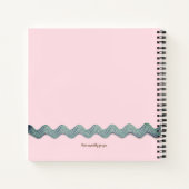 Vintag Poppy Red Notizblock (Rückseite)