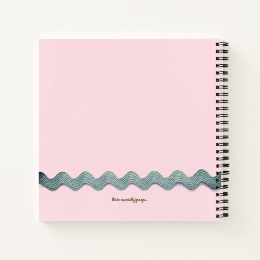 Vintag Poppy Red Notizblock (Rückseite)