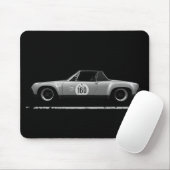Vintag Porsche Race Car Mousepad (Mit Mouse)