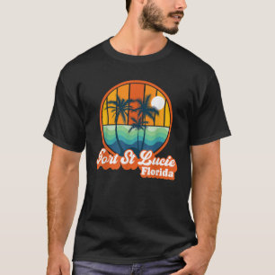 Vintag Port St Lucie Florida Sommer 90er Strand So T-Shirt