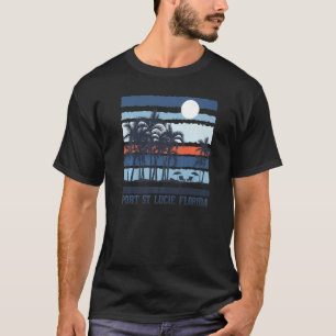 Vintag Port St Lucie Florida Summer 80er Beach Sou T-Shirt