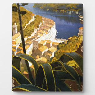 Vintag Portofino Italien Fotoplatte