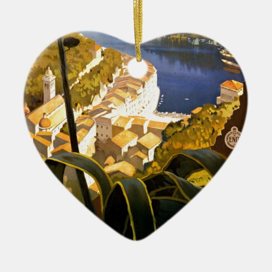 Vintag Portofino Italien Keramikornament (Vorne)